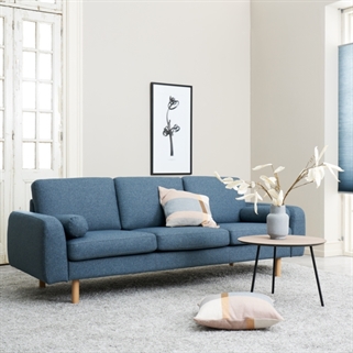 3. personers sofa | Mørkeblå stof | Nordic C 